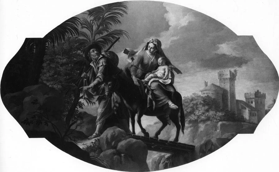 La fuga in Egitto - Varmo, Chiesa parrocchiale